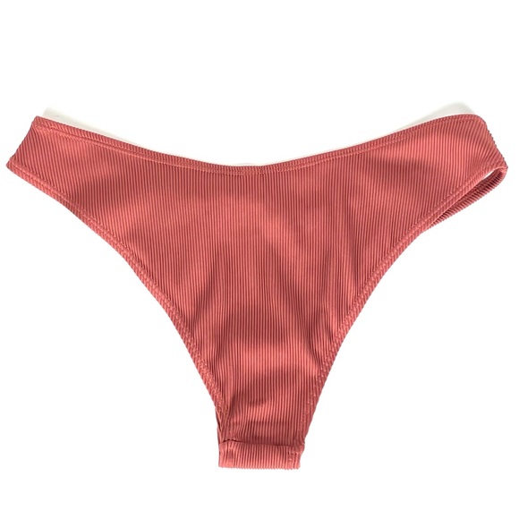 🌸Shein Swim Bikini Thong Bottoms Stretch 1216 - Picture 2 of 5